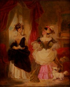 De rivalen, c1827 door Robert Smirke