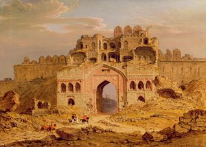 Binnen de Hoofdingang van de Purana Qila, Delhi door Robert Smith