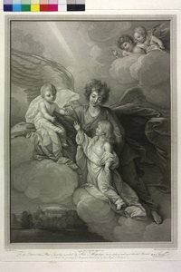 Apotheose van de overleden kinderen van koning George III van Engeland en zijn vrouw koningin Charlotte
