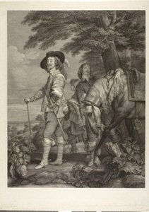 Karel I, koning van Engeland, met James, 1e hertog van Hamilton
