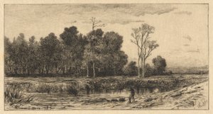 Avond door Robert Swain Gifford