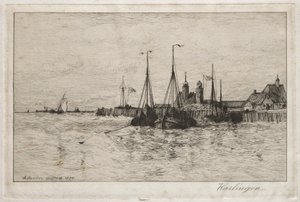 Harlingen door Robert Swain Gifford