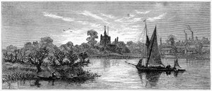 Chiswick, Londen, 1880 door Robert Taylor Pritchett