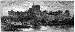 Windsor bij zonsopgang, vanaf de Brocas, 1880 door Robert Taylor Pritchett