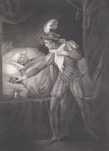 Het Paleis van Westminster: Koning Hendrik en de Prins van Wales, voor het eerst gepubliceerd 1795, heruitgegeven 1852 door Robert Thew