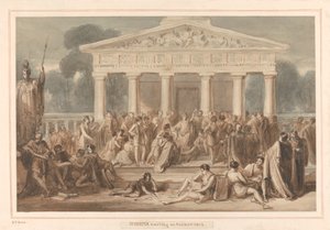 Hypatia onderwijst in Alexandrië