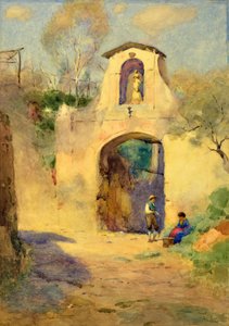 De boogpoort, Spanje door Robert W. Little