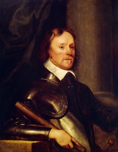 Portret van Oliver Cromwell door Robert Walker