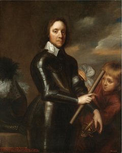 Portret van Oliver Cromwell 1599-1658 door Robert Walker