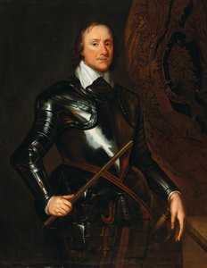 Portret van Oliver Cromwell 1599-1698