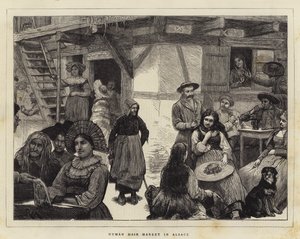 Menselijke Haarmarkt in de Elzas