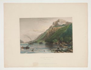 Zwarte Berg (Lake George), illustratie voor Nathaniel Parker Willis door Robert Wallis