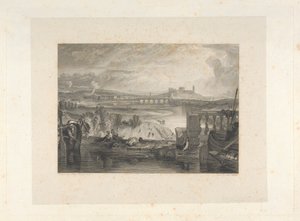 Lancaster vanaf de aquaductbrug door Robert Wallis