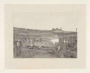 Lancaster vanaf de aquaductbrug door Robert Wallis