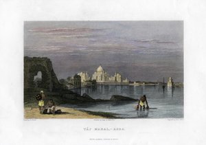 Taj Mahal, Agra, India, 19e eeuw