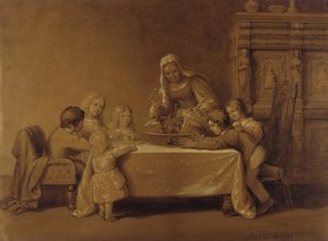 Familiegroep door Robert Walter Weir