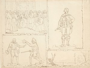 Vier schetsen, 1824