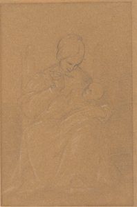 Moeder en kind door Robert Walter Weir