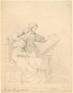 Het is slechts een Fantasieschets door Robert Walter Weir