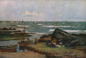 Vers van de zee, 1899, ca. 1930 door Robert Weir Allan