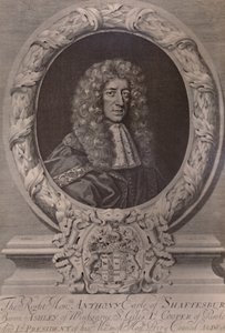 Anthony Ashley Cooper, 1e Graaf van Shaftesbury, Engelse staatsman, ca. 1680, 1894 door Robert White