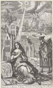 Britannia huilt om de staat van het land, 1682