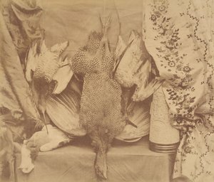 Stilleven en borduurwerk, 1856