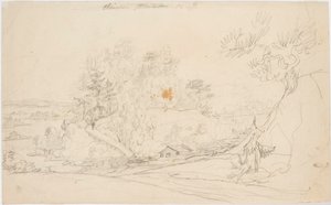 Landschap door Robert Wilhelm Ekman