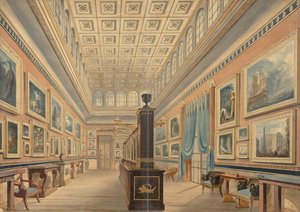 De Vlaamse schilderijengalerij, het herenhuis van Thomas Hope, Duchess Street, Portland Place door Robert William Billings