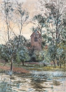 De Kerk bij de Vijver door Robert Winchester Fraser