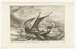 Friese veerschepen door Robert de Baudous (possibly)