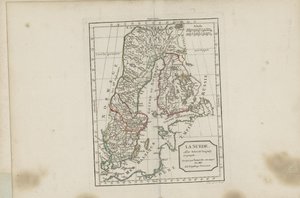 Illustratie uit het boek Nouvel atlas portatif principalement bestemd voor de instructie van de jeugd volgens de moderne geografie van wijlen abbé Delacroix van Vaugondy, Robert de en uitgegeven door Chez Lamarche (Parijs, 1795) door Robert de Vaugondy
