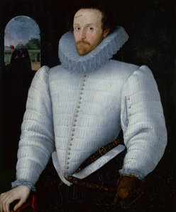Portret van Sir Walter Raleigh door Robert the Elder Peake