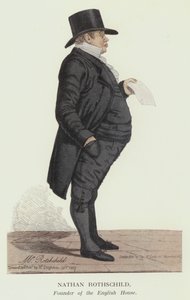 Nathan Rothschild, oprichter van het Engelse Huis door Robert the younger Dighton