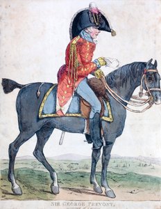 Sir George Prevost, Britse soldaat en koloniaal bestuurder, Gouverneur-Generaal van Canada door Robert the younger Dighton