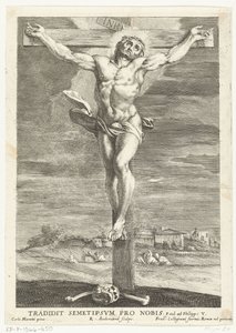 Christus aan het kruis door Robert van Audenaerd