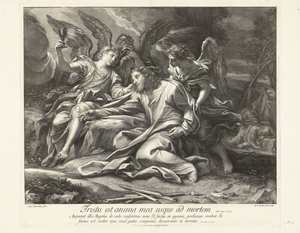 Christus op de Olijfberg door Robert van Audenaerd