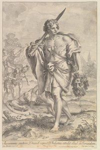 David met het Hoofd van Goliath