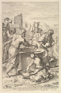 Rebecca en Eliezer door Robert van Audenaerde