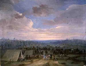 Een Cavaleriekampement