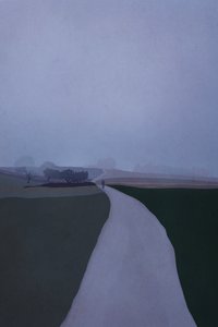Mistige weg, 2023 door Roberta Murray