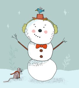 Sterren sneeuwpop, 2019 door Roberta Murray