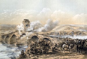 De slag bij Bothwell Bridge, 1679 19e eeuw