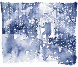 Blue Forest-wandelaar door RodMacIver