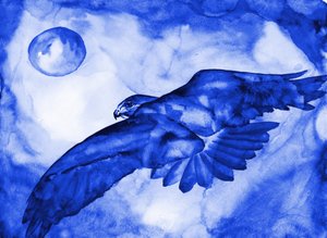 Blue Hawk Moon-vlucht