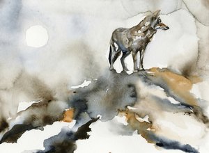 De Maan van de Eenzame Wolf door RodMacIver