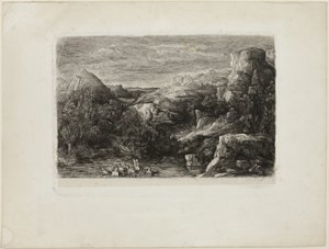 Baden in een Bergpoel