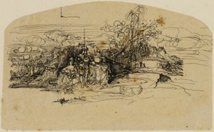 Rust uit met de Garde door Rodolphe Bresdin