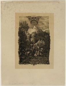De vlinder en de vijver door Rodolphe Bresdin