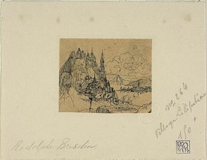 Het dorp van Lilliput door Rodolphe Bresdin